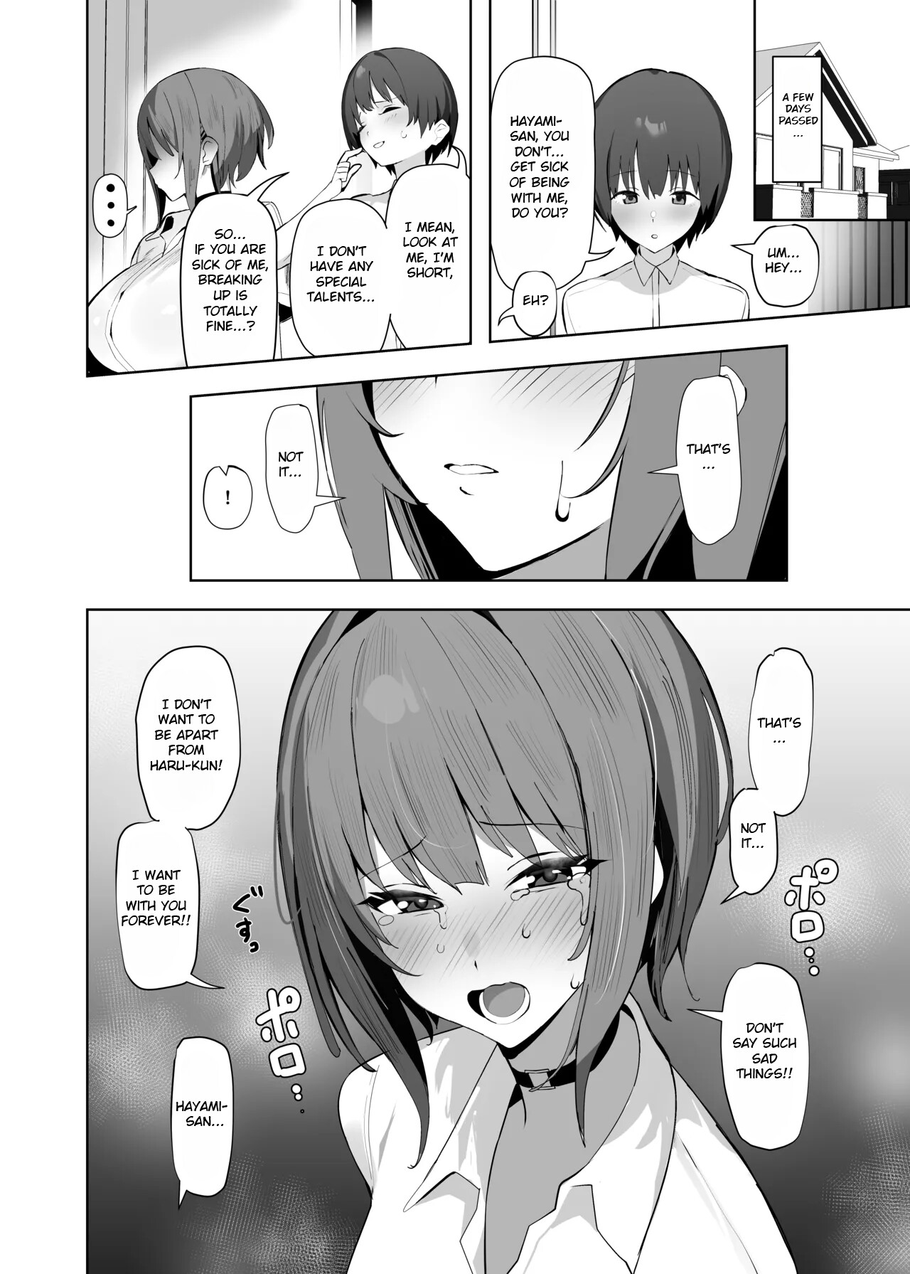 Hentai Manga Comic-Tall Girlfriend Punished by Short Boyfriend-Read-5